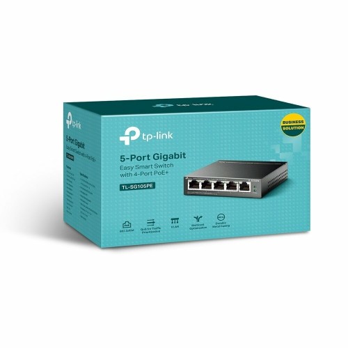 Коммутатор TP-LINK TL-SG105PE (черный) 5
