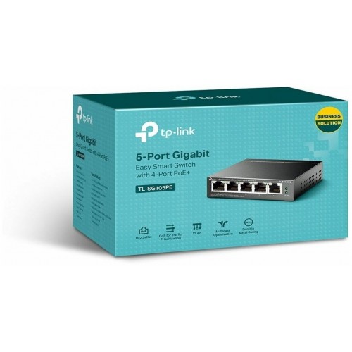 Коммутатор TP-LINK TL-SG105PE (черный) 8