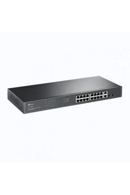 Коммутатор TP-LINK TL-SG1218MP (черный) 