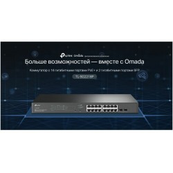 Коммутатор TP-LINK TL-SG2218P (черный)
