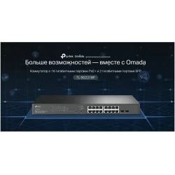 Коммутатор TP-LINK TL-SG2218P (черный)