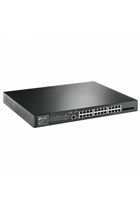 Коммутатор TP-LINK TL-SG3428MP (черный) 