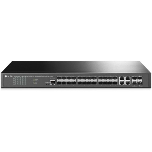 Коммутатор TP-LINK TL-SG3428XF (черный) 