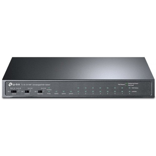 Коммутатор TP-LINK TL-SL1218P (черный) 8