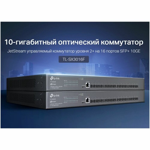 Коммутатор TP-Link TL-SX3016F (черный) 3