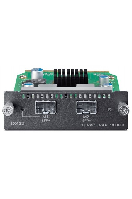 Коммутатор TP-LINK TX432 2SFP+ (черный) 