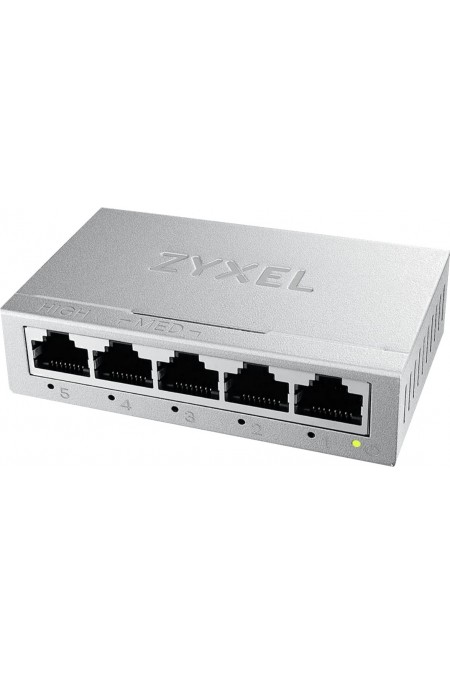 Коммутатор Zyxel GS-105B v5 (GS-105BV5-EU0101F) (серебристый) 3
