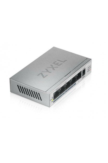 Коммутатор Zyxel GS1005HP-EU0101F (серебристый) 