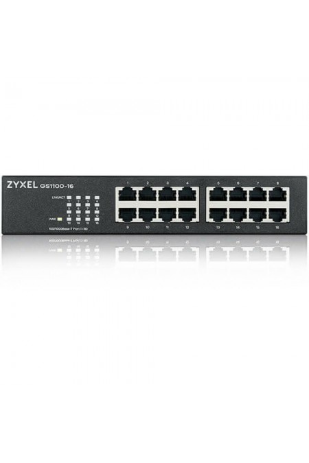 Коммутатор Zyxel GS1100-16-EU0103F (черный) 1