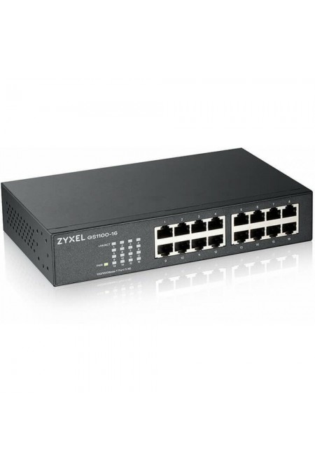 Коммутатор Zyxel GS1100-16-EU0103F (черный) 2