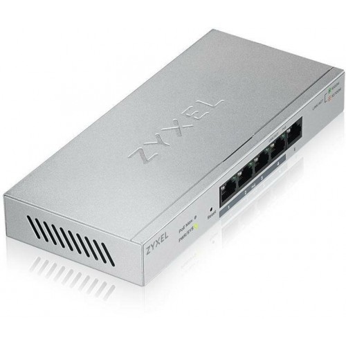 Коммутатор Zyxel GS1200-5HPV2-EU0101F (серебристый) 2