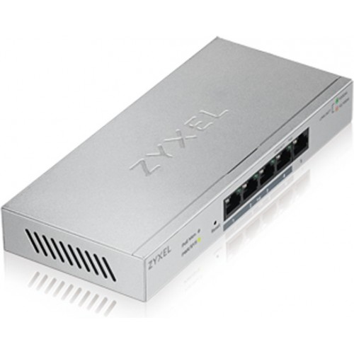 Коммутатор Zyxel GS1200-5HPV2-EU0101F (серебристый) 