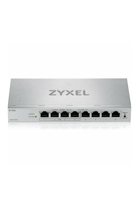 Коммутатор ZYXEL GS1200-8HPV3-EU0101F (серебристый) 