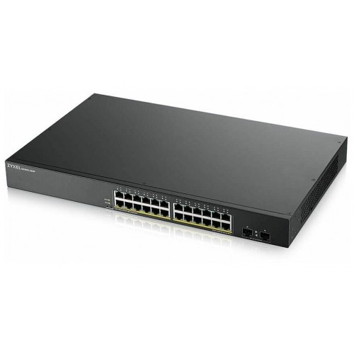 Коммутатор Zyxel GS190024HPV2-EU0101F (черный) 
