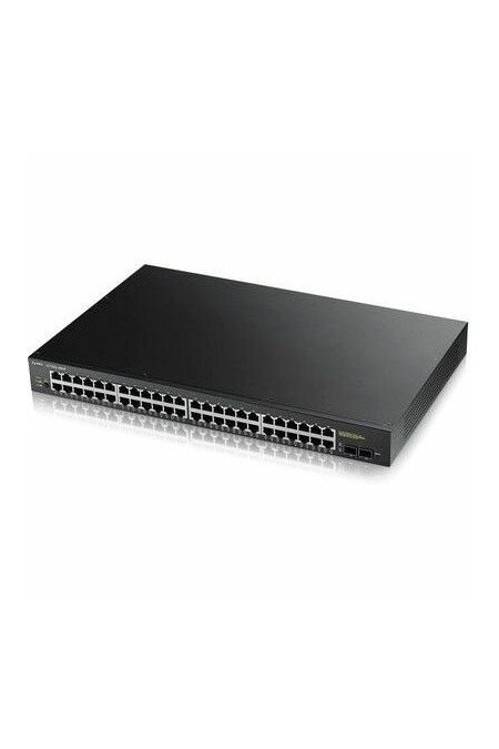 Коммутатор Zyxel GS190048HPV2-EU0101F (черный) 