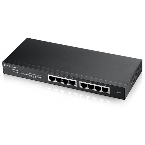 Коммутатор Zyxel GS1915-8-EU0101F (черный) 