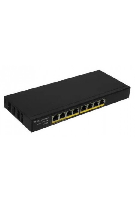 Коммутатор ZYXEL GS1915-8EP-EU0101F (черный) 