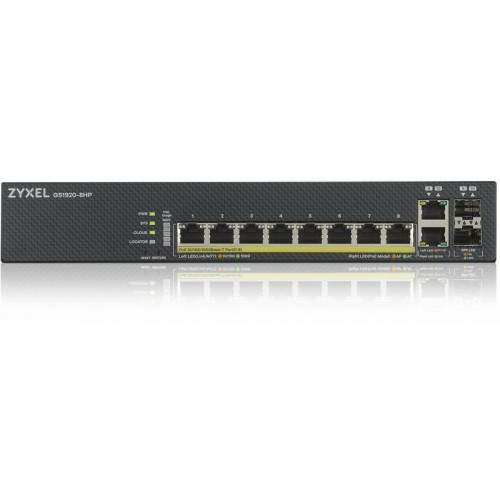 Коммутатор Zyxel GS1920-8HPV2-EU0101F (черный) 2