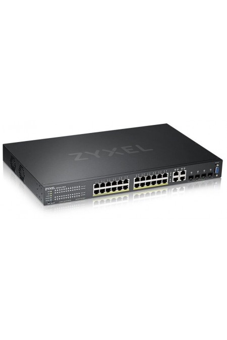 Коммутатор Zyxel NebulaFlex Pro GS2220-28HP-EU0101F (черный) 