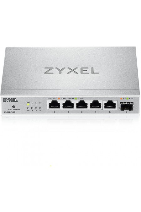 Коммутатор Zyxel XMG-105-ZZ0101F (серебристый) 1