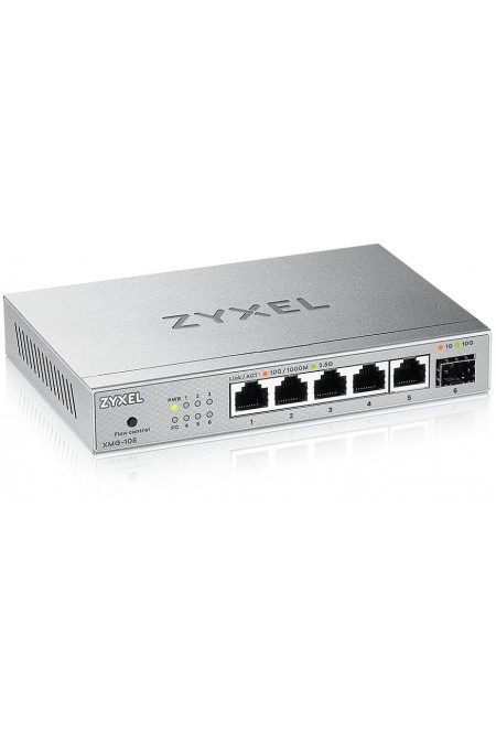 Коммутатор Zyxel XMG-105-ZZ0101F (серебристый) 3