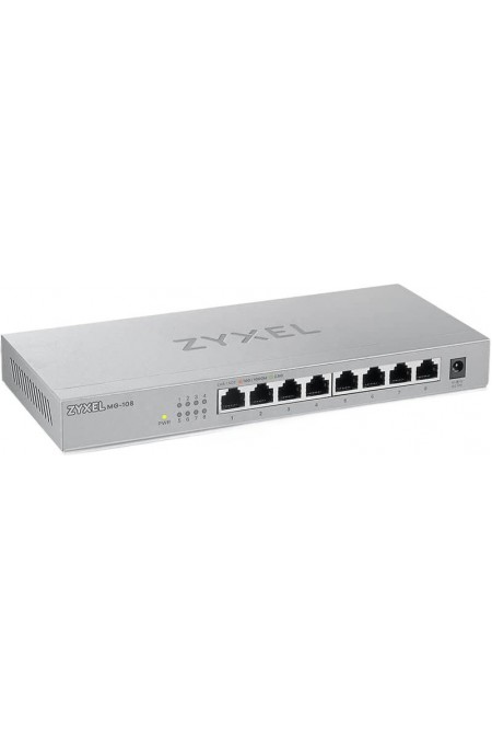 Коммутатор ZYXEL XMG-108-ZZ0101F (серебристый) 1