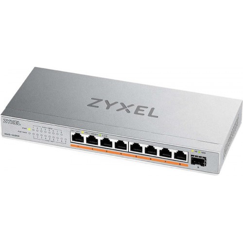 Коммутатор ZYXEL XMG-108HP-EU0101F (серебристый) 2