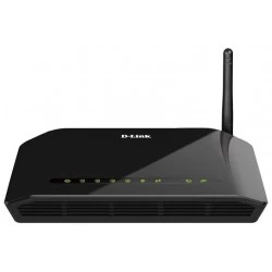 Маршрутизатор D-Link (DSL-2640U/RB/U2B) ADSL2+ (Annex B)/Ethernet WAN (черный)