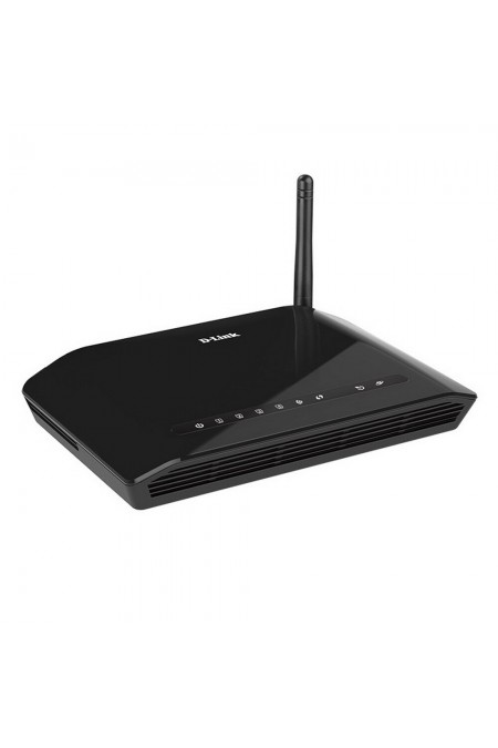 Маршрутизатор D-Link (DSL-2640U/RB/U2B) ADSL2+ (Annex B)/Ethernet WAN (черный) 