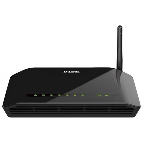 Маршрутизатор D-Link (DSL-2640U/RB/U2B) ADSL2+ (Annex B)/Ethernet WAN (черный) 