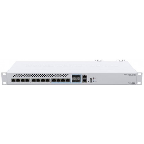 Маршрутизатор MikroTik CRS312-4C+8XG-RM (белый) 