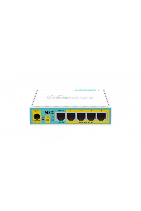 Маршрутизатор MikroTik hEX PoE lite (белый) 