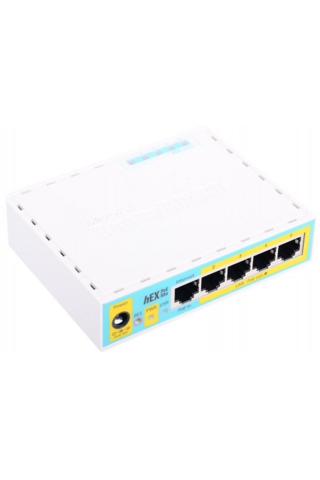 Маршрутизатор MikroTik hEX PoE lite (белый) 1