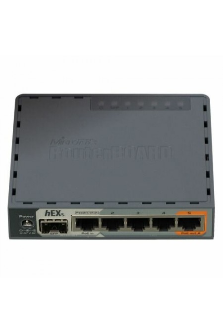 Маршрутизатор MikroTik hEX S (RB760iGS) (черный) 