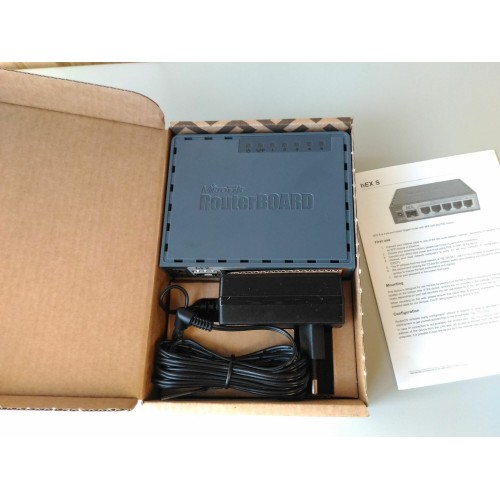Маршрутизатор MikroTik hEX S (RB760iGS) (черный) 4