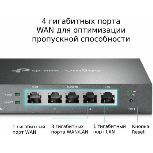Маршрутизатор TP-LINK SafeStream ER605 (черный) 3