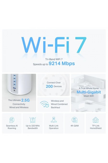 Mesh система TP-LINK Deco BE65 (1-PACK) (белый) 2