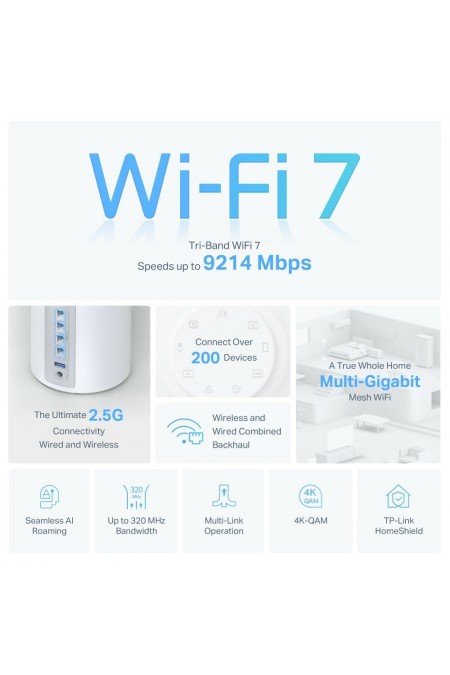 Mesh система TP-LINK Deco BE65 (2-PACK) (белый) 3