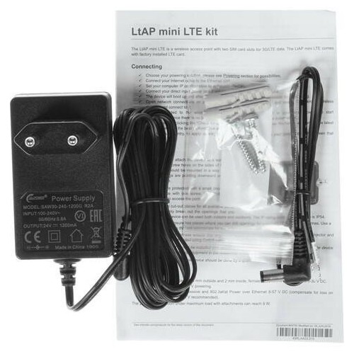 Точка доступа MikroTik LtAP mini LTE kit (черный) 6