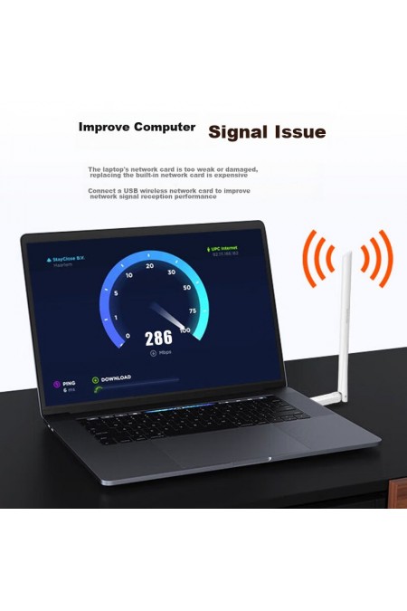 Wi-Fi адаптер Tenda U2 (белый) 7