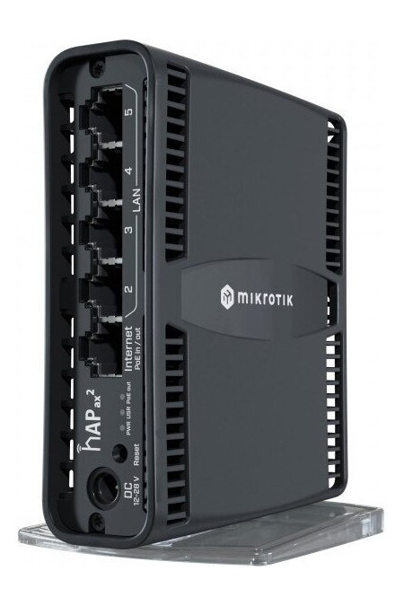 Wi-Fi маршрутизатор Mikrotik HAP ax2 (C52iG-5HaxD2HaxD-TC) (черный) 