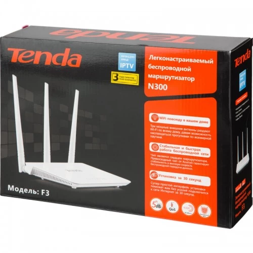 Wi-Fi маршрутизатор Tenda F6 (белый) 7