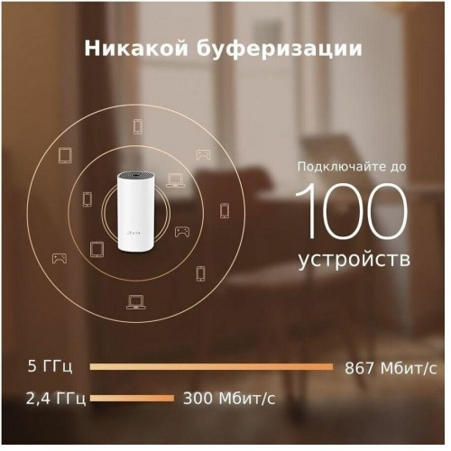 Wi-Fi Mesh система TP-LINK Deco M4 (1-PACK) (белый) 5