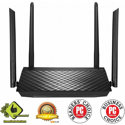 Wi-Fi роутер Asus RT-AC1200 v2 AC1200 (черный) 6