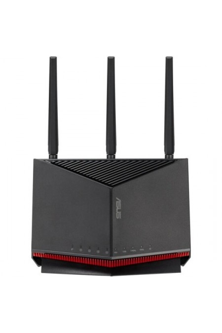 Wi-Fi роутер ASUS RT-BE86U (90IG08W0-MO9A0V) (черный/красный) 