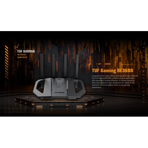 Wi-Fi роутер ASUS TUF-BE3600 (черный) 2