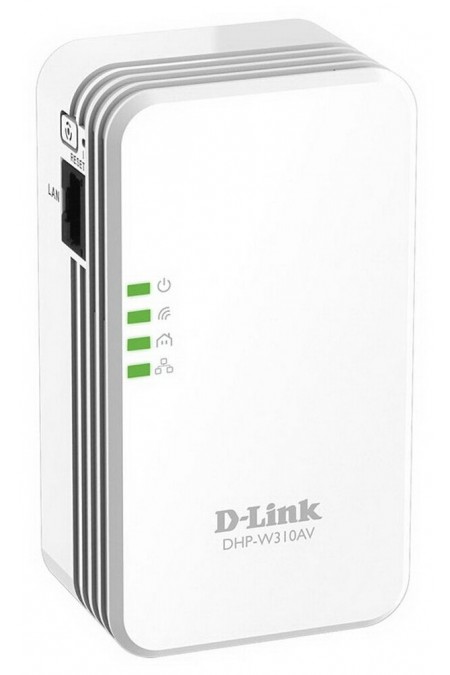 Wi-Fi роутер D-link DHP-W310AV (белый) 