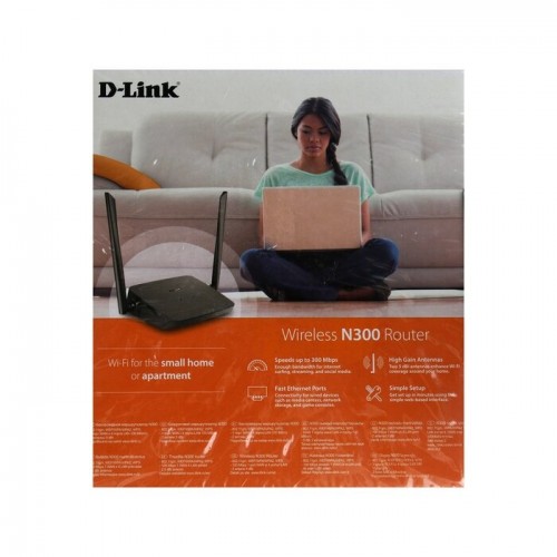 Wi-Fi роутер D-Link DIR-615/Z1A (черный) 6