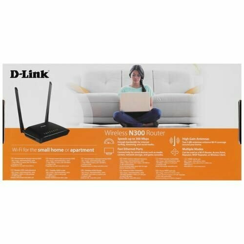 Wi-Fi роутер D-Link DIR-615S/RU/B1A (черный) 7