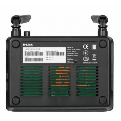 Wi-Fi роутер D-Link DIR-615S/RU/B1A (черный) 9